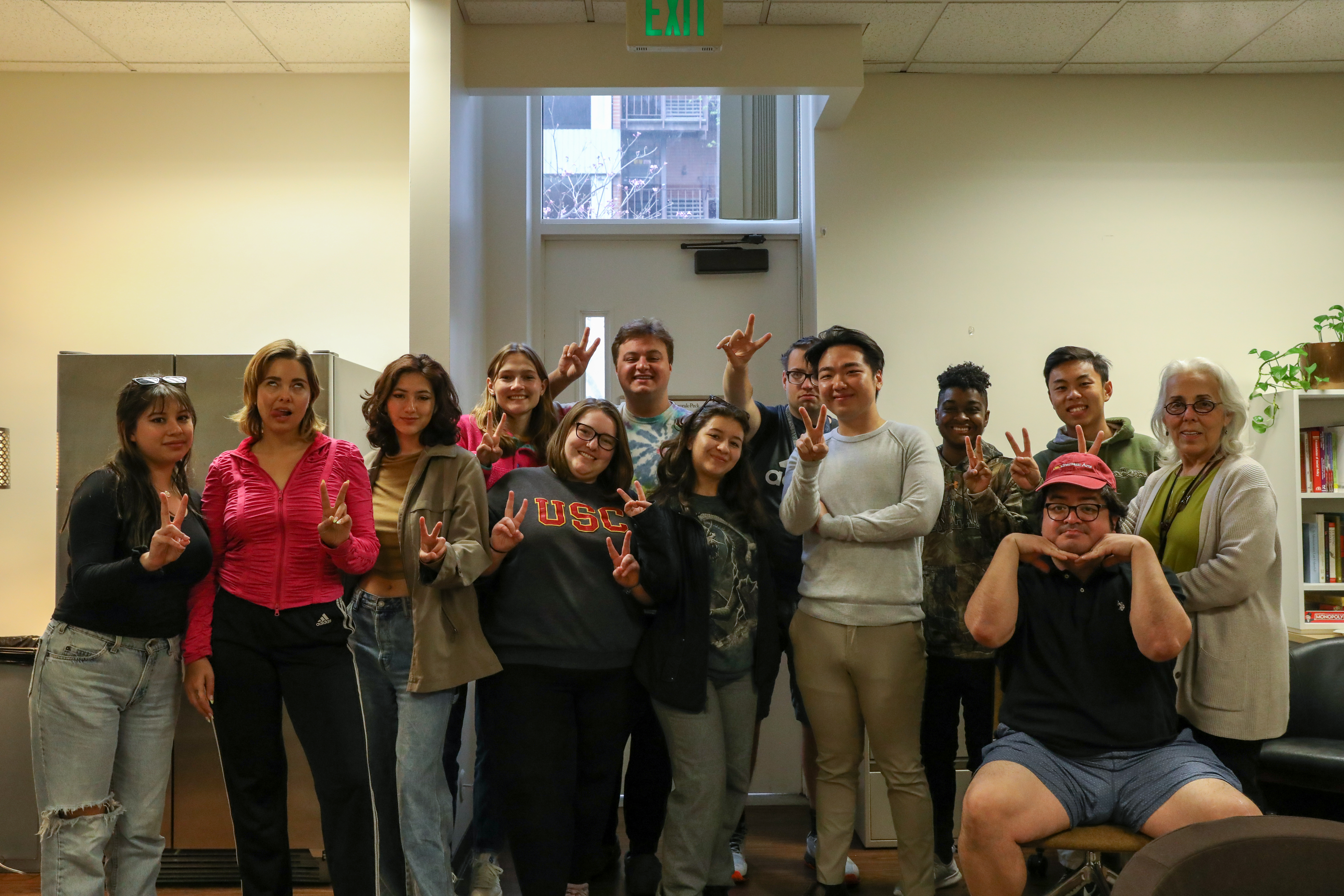 Group photo of TGS students