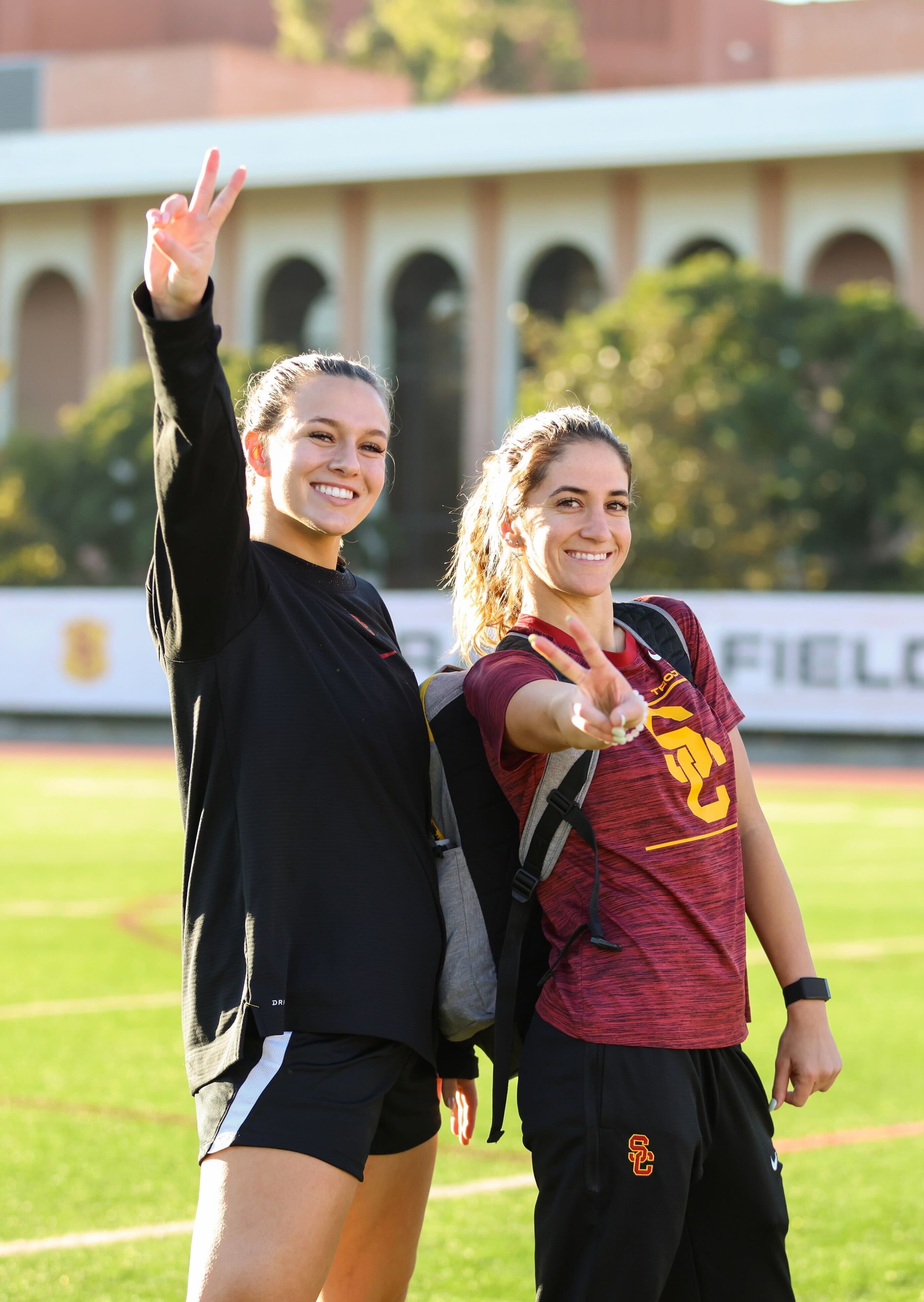 Savannah DeMelo and Anna Smith