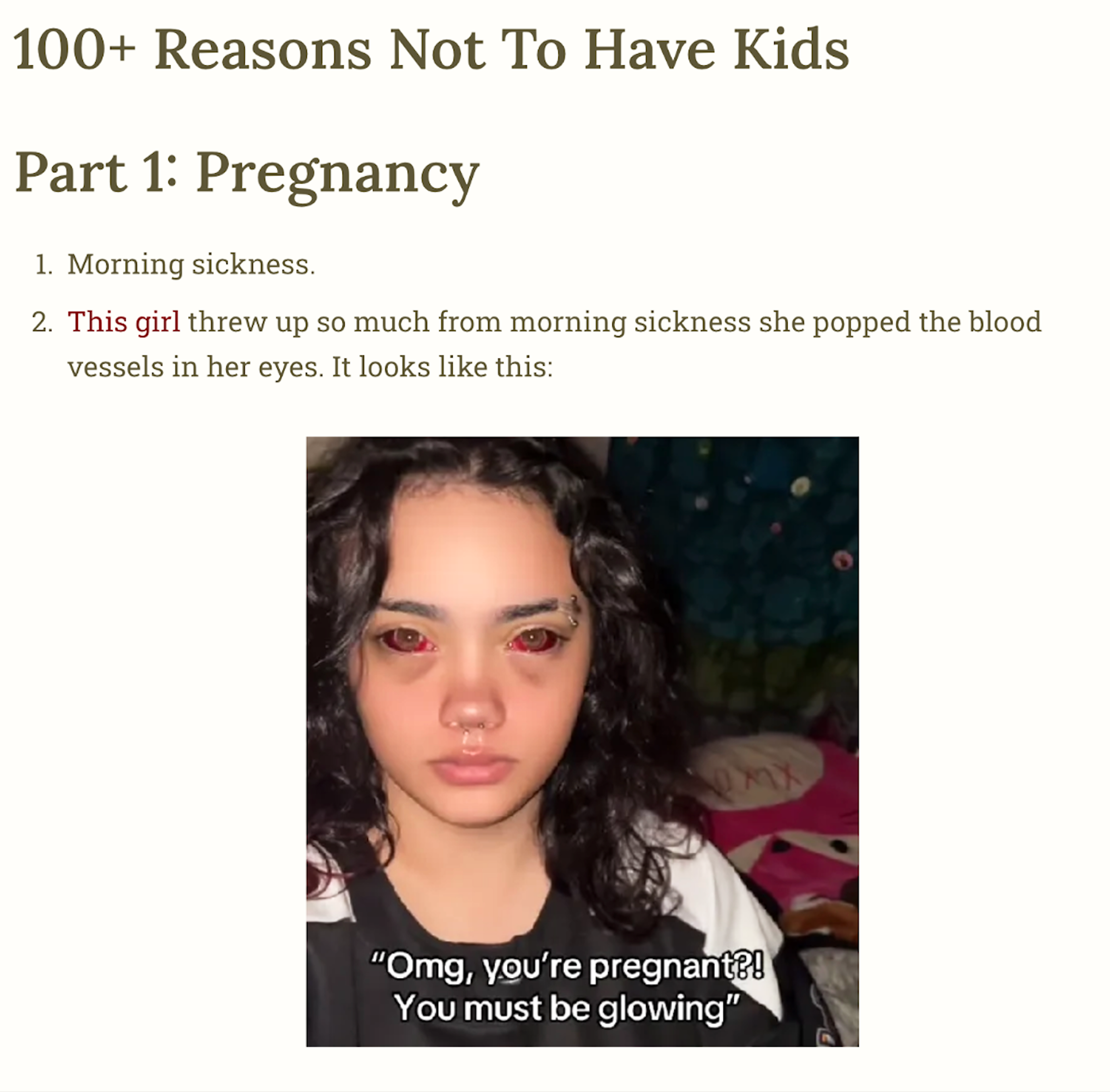 A preview of The List