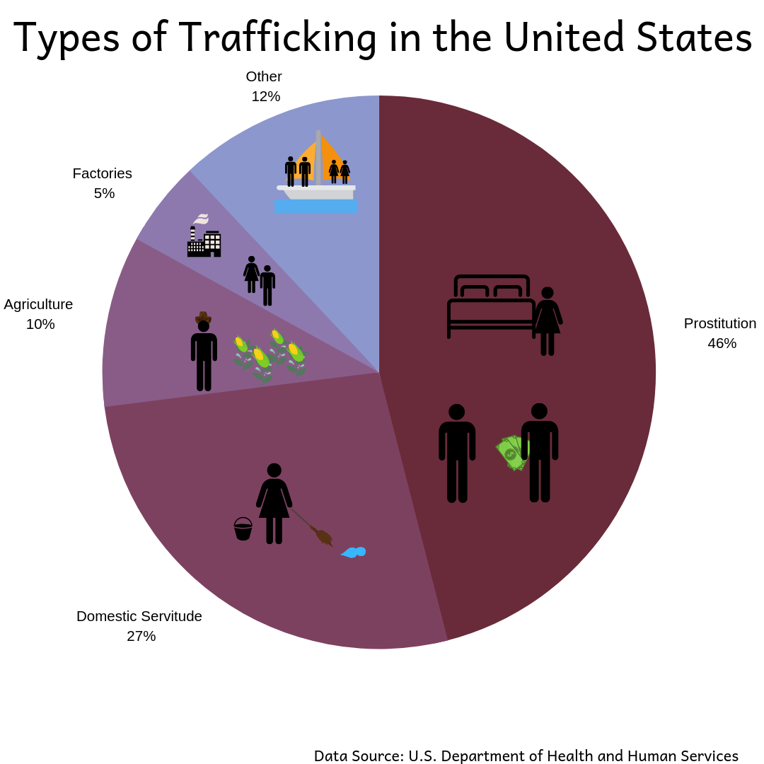 Types of Trafficking in the U.S. 